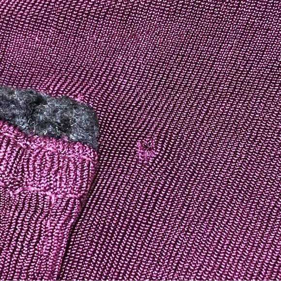 Carole Little Purple Button Cardigan Sweater 16W Lagenlook Boho Layering - Picture 6 of 7